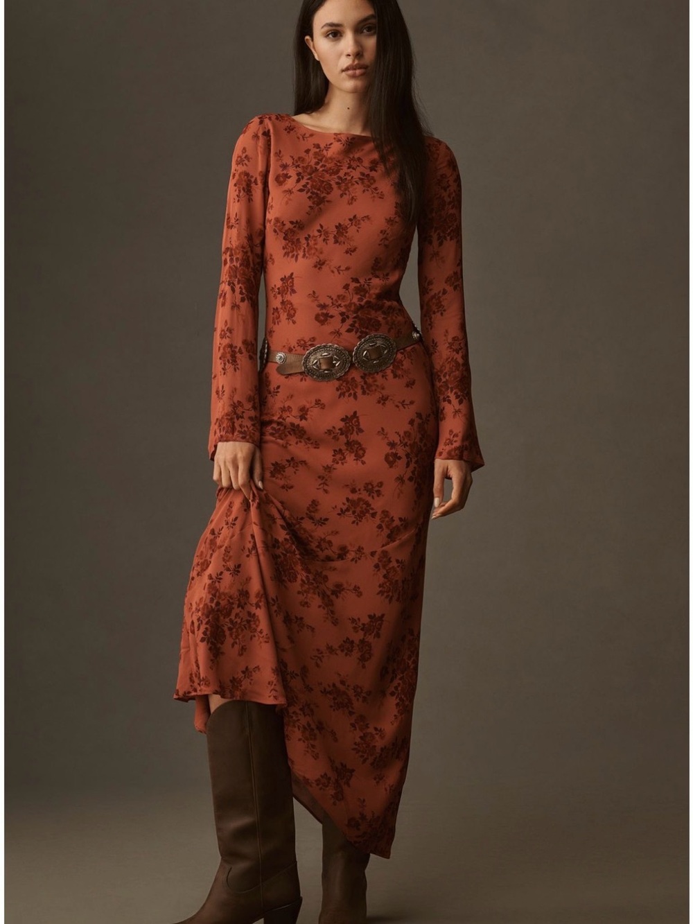 Esra long sleeve maxi dress